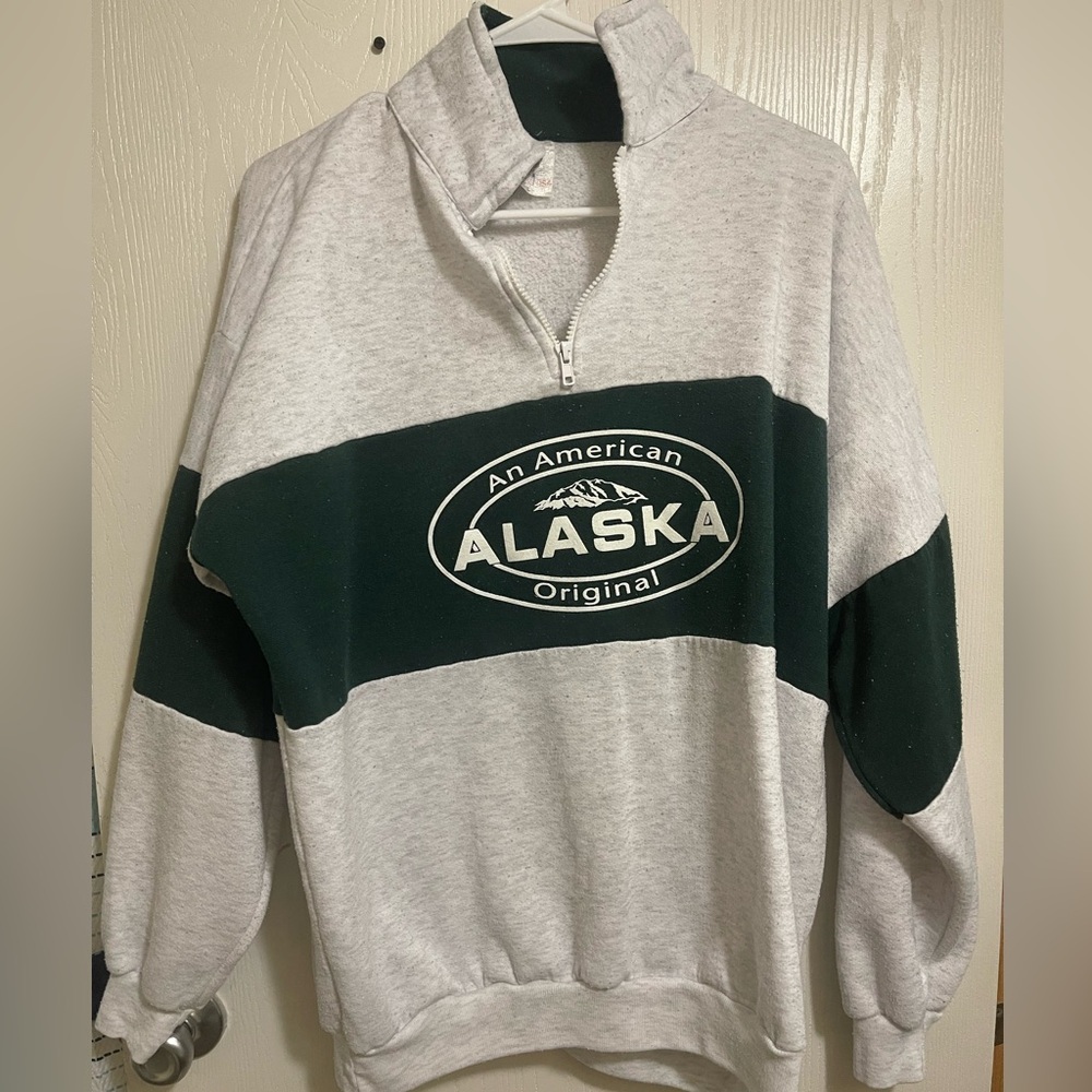 Vintage Alaska Quarter Zip